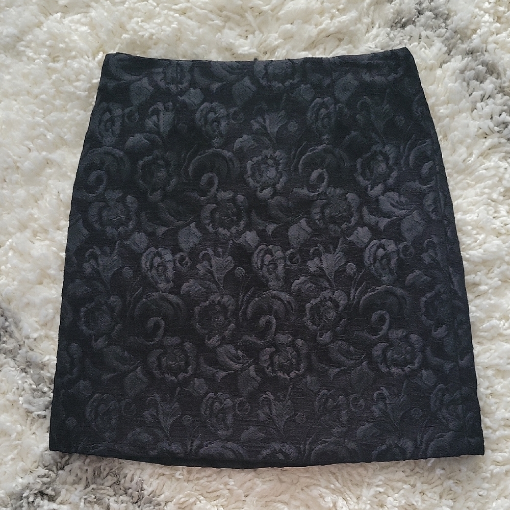 Willi Smith Black Mini Pencil Skirt for Cocktail